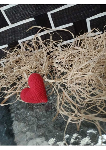 Elite Amigurumi Kalp Anahtarlık 1 Adet