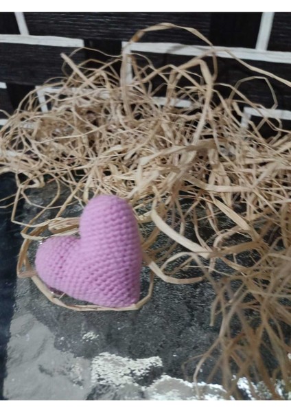Elite Amigurumi Kalp Anahtarlık 1 Adet