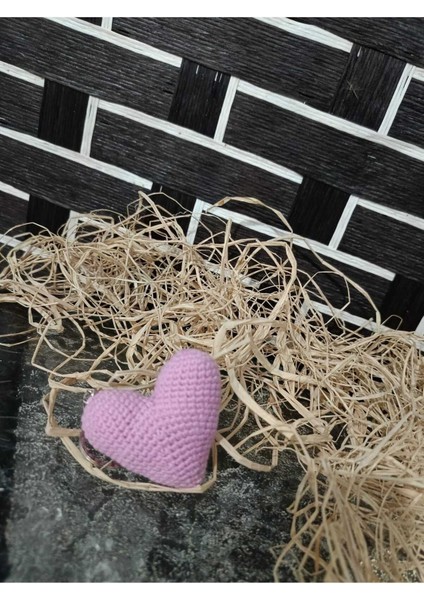 Elite Amigurumi Kalp Anahtarlık 1 Adet