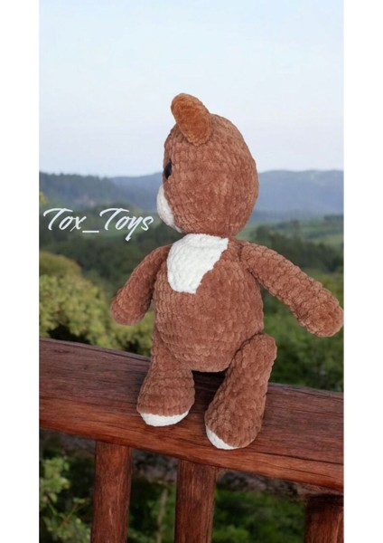 Elite Amigurumi %100 El Yapımı Kafasi ve Ayakları Oynayabilen Sevimli Ayıcık ❤️ 1 Adet
