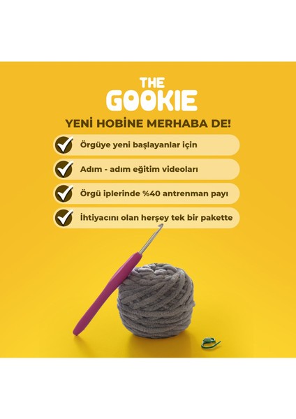 Amigurumi Avokado Tığ Kiti, Amigurumi Örgü Seti, Tığ Işi Amigurumi Örgü Oyuncak Seti 1 Adet indirimleri