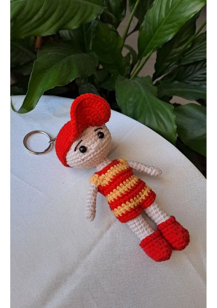 Amigurumi Taraftar Bebek Taraftar Anahtarlık Oyuncan Bebek 1 Adet