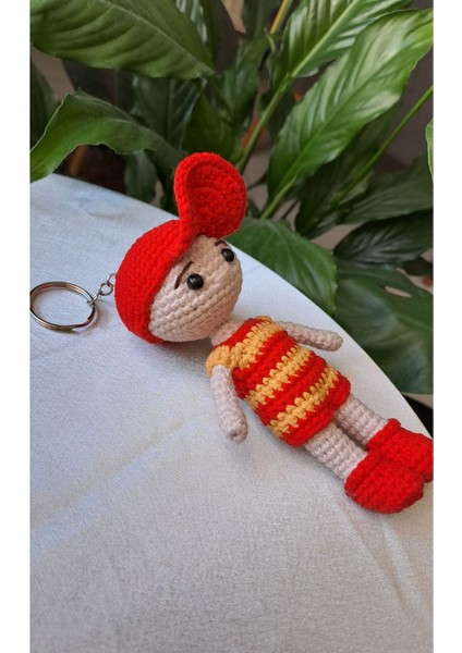 Amigurumi Taraftar Bebek Taraftar Anahtarlık Oyuncan Bebek 1 Adet