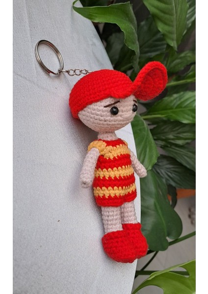 Amigurumi Taraftar Bebek Taraftar Anahtarlık Oyuncan Bebek 1 Adet