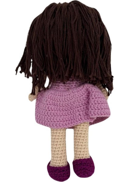 Elite Kız Bebek Amigurumi Oyuncak Yenidoğanlar Için El Yapımı Özel Hediye 1 Adet