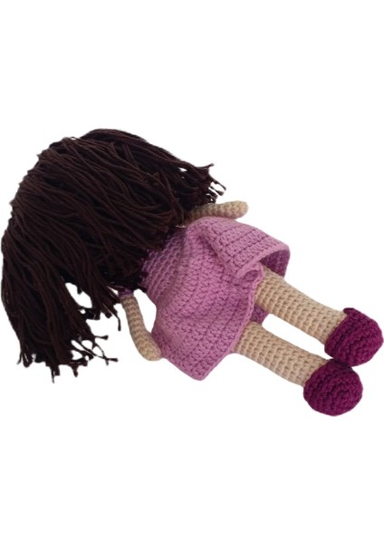 Elite Kız Bebek Amigurumi Oyuncak Yenidoğanlar Için El Yapımı Özel Hediye 1 Adet