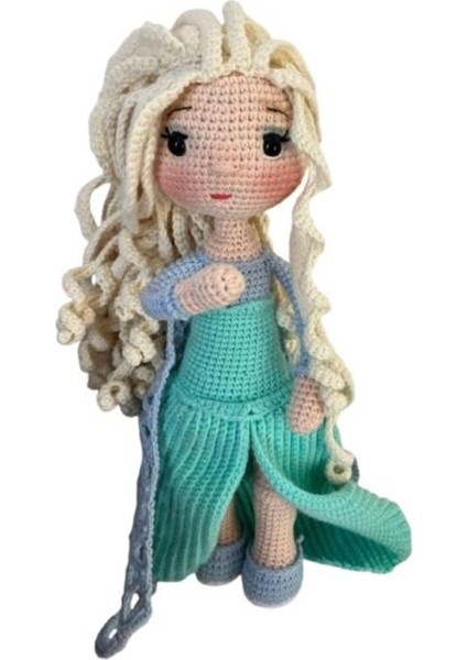 Elsa Barby Bebek Amigurumi Organik Oyuncak 1 Adet fiyatları