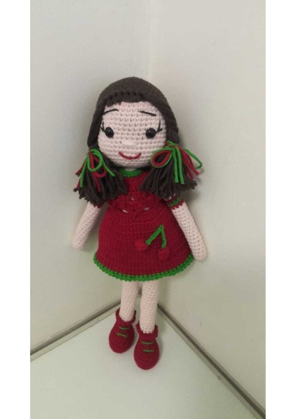 Amigurumi Kiraz Bebek 1 Adet