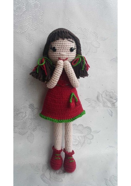 Amigurumi Kiraz Bebek 1 Adet modelleri