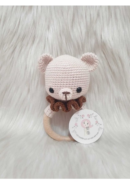 Elite Amigurumi Organik Örgü Oyuncak Çıngırak 1 Adet