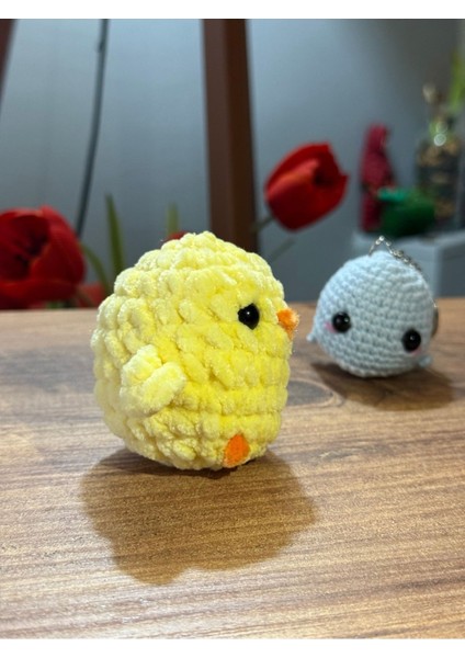 Elite El Yapımı Örgü Sarı Civciv Oyuncak Amigurumi 1 Adet