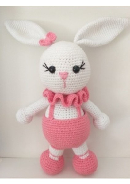 Tombik Tavşan Uyku Arkadaşı Amigurumi Organik Oyuncak 1 Adet