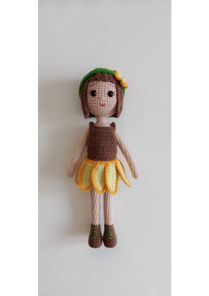 Amigurumi Ayçiçeği Bebek 1 Adet
