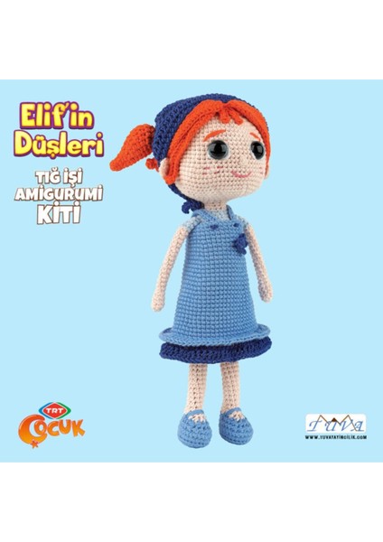 Elite Tığ Işi Elif'in Düşleri Amigurumi Kiti - Trt Lisanslı - Amigurimi Seti 1 Adet