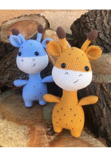 Elite Amigurumi Sevimli Zürafa Oyuncak 1 Adet