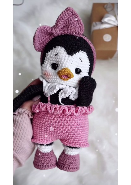 Elite Amigurumi Şaşkın Pingu 1 Adet