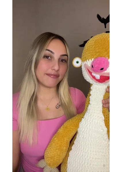 Elite 60CM Amigurumi Organik Sid Oyuncak 1 Adet