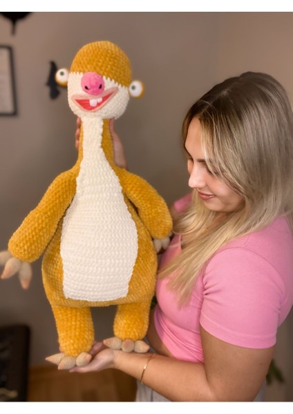 Elite 60CM Amigurumi Organik Sid Oyuncak 1 Adet