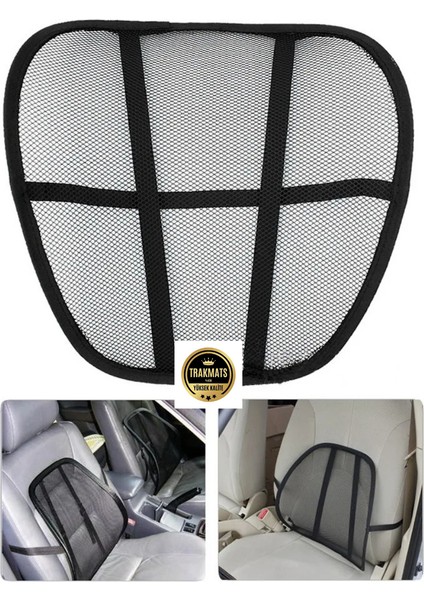 Seat Ibiza Iıı 2002-2003-2004-2005-2006-2007-2008 Fileli Oto Bel Desteği - File Terletmez Bel Arkası Sırtlık, Bel Yastık, Tam Ortopedik, Esnek