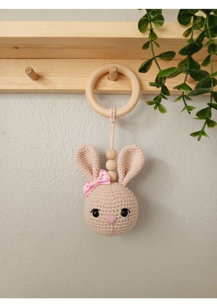 Amigurumi Bebek ve Çocuk Odası Dekoratif Süs Hediyelik Eşya Sevimli Pembe Tavşan (Yıldız ) 1 Adet fiyatları