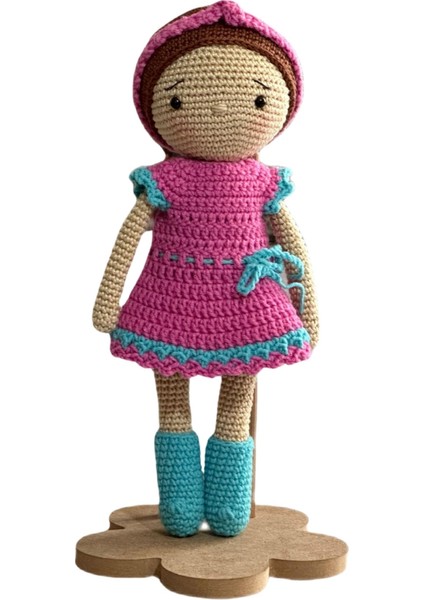 Elite Prenses Bebek Kız Çocukları Için Amigurumi Oyun ve Uyku Arkadaşı 1 Adet