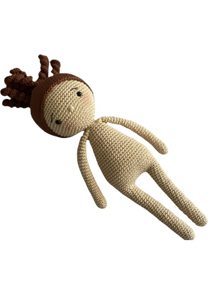 Elite Prenses Bebek Kız Çocukları Için Amigurumi Oyun ve Uyku Arkadaşı 1 Adet