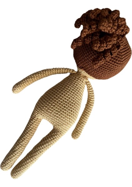 Elite Prenses Bebek Kız Çocukları Için Amigurumi Oyun ve Uyku Arkadaşı 1 Adet