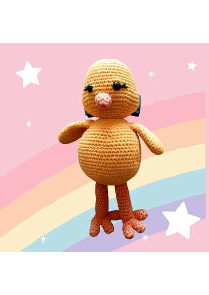 Elite Oyuncak Amigurumi Örgü Civciv 20 cm 1 Adet