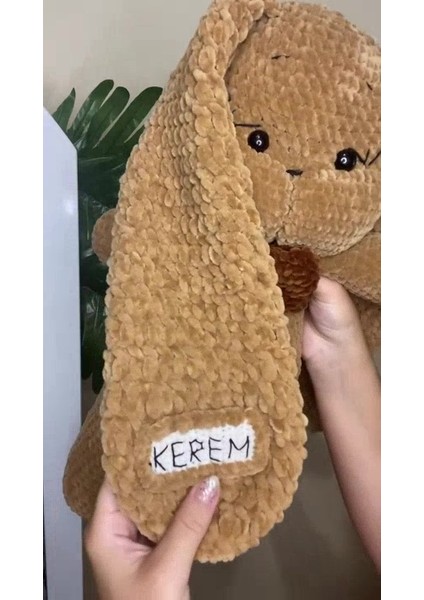 Elite 60CM El Yapımı Amigurumi Tavşan (Isim Işlemesi Yapılır) 1 Adet