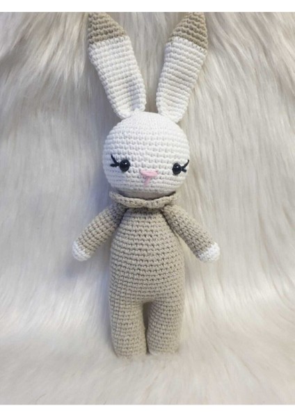 Elite Amigurumi Organik Örgü Oyuncak Tavşan 1 Adet