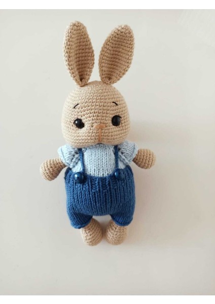 Elite Amigurumi Tulumlu Tavsan Oyun Arkadasi 1 Adet