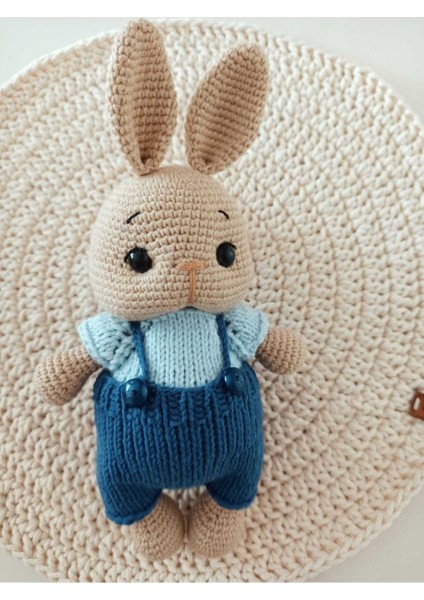 Elite Amigurumi Tulumlu Tavsan Oyun Arkadasi 1 Adet