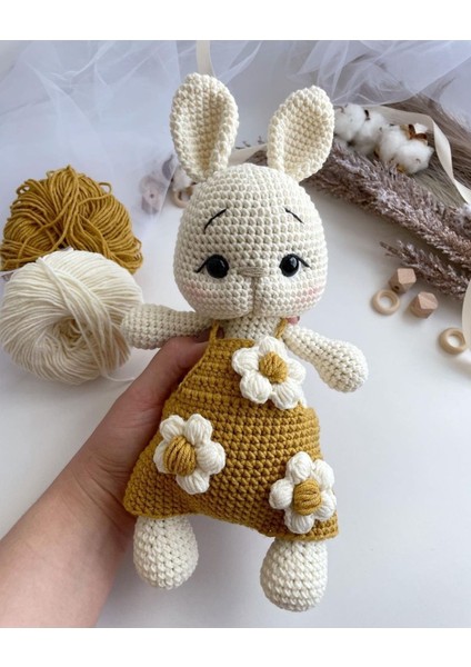Elite Amigurumi Papatya Tavsan 1 Adet