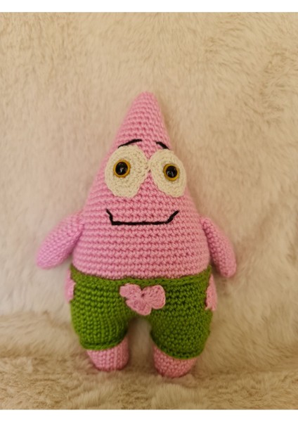 Elite Amigurumi Örgü Sünger Bob Patrick Yıldız 1 Adet