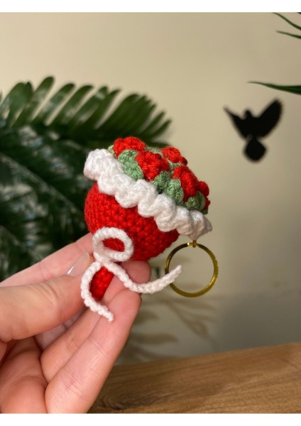 Elite Amigurumi Çiçek Buketi Anahtarlık 1 Adet