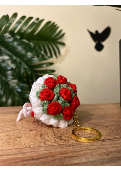 Elite Amigurumi Çiçek Buketi Anahtarlık 1 Adet