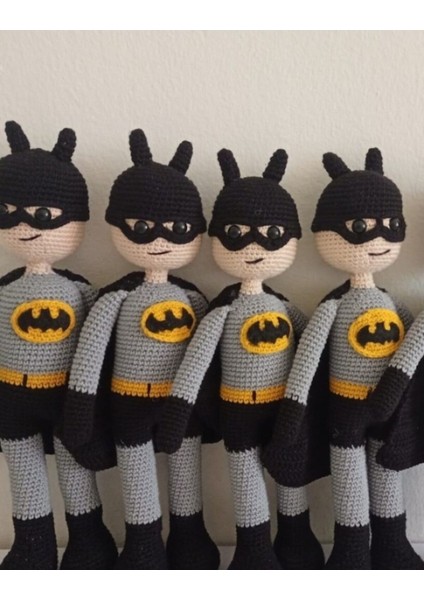 Elite Amigurumi Batman Oyuncak 1 Adet