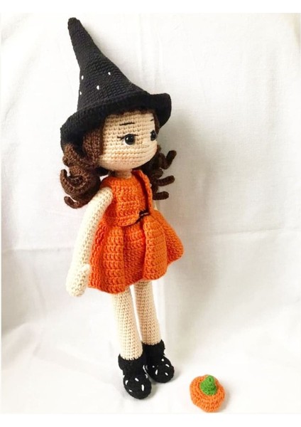 Elite Amigurumi Cadı Lily - Amigurumi Bebek 1 Adet