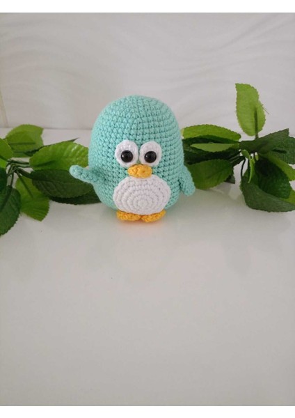 2'li Oyuncak Penguenler El Örgüdüsür 1 Adet