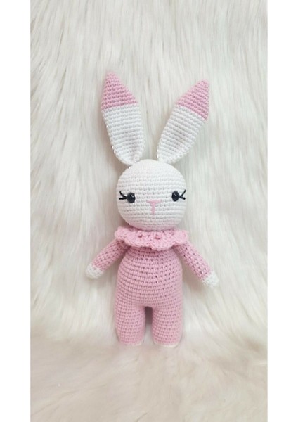 Elite Amigurumi Örgü Oyuncak Uyku Arkadaşı Tavşan 1 Adet