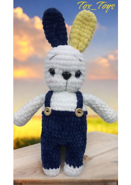 Elite Amigurumi Taraftar Fenerbahceli Oyuncak Sevimli Tavsan⚽️⚽️ 1 Adet