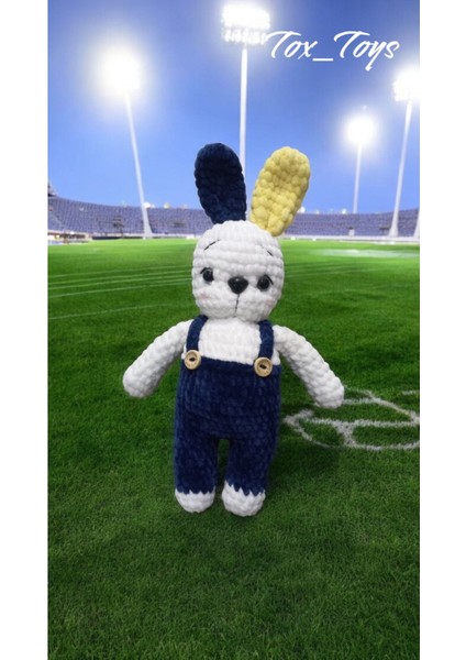 Elite Amigurumi Taraftar Fenerbahceli Oyuncak Sevimli Tavsan⚽️⚽️ 1 Adet