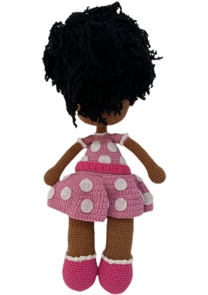 Elite Benzersiz Bebek Hediyesi Amigurumi Siyah Oyuncak Bebek 1 Adet