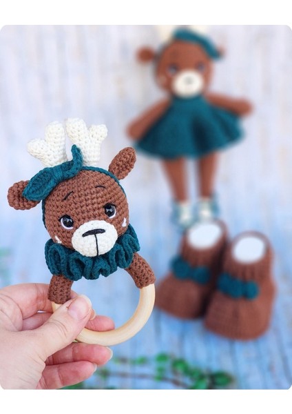 Elite Amigurumi Yushi Geyik Set 1 Adet