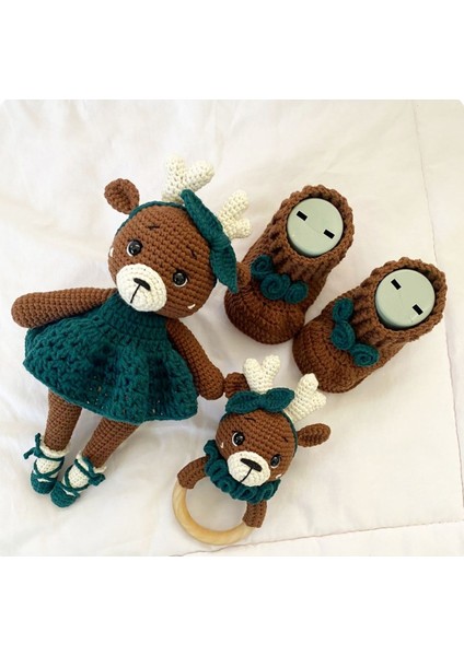 Elite Amigurumi Yushi Geyik Set 1 Adet