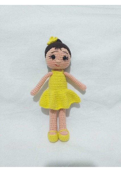 Amigurumi Şirin Bebek Sarı Renk 1 Adet