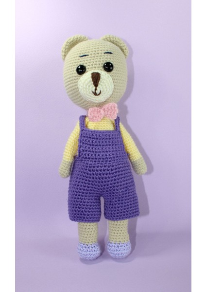 Teddy Amigurimi El Yapımı Oyuncak Bebek 1 Adet