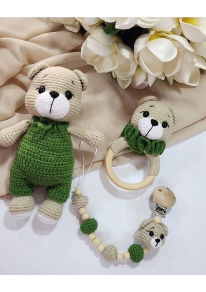 Elite Amigurumi Ayıcık Elfii - 3lu Set 1 Adet