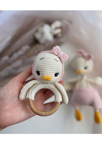Elite Amigurumi Sevimli Kaz Ikili Set 1 Adet