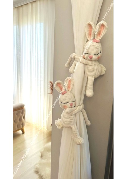 Elite Amigurumi Perde Tutucu - Tavsan Perde Tutucu 1 Adet